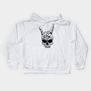 Skull & Horns Kids Hoodie